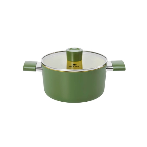 Nồi phủ sứ  chống dính Elmich Olive Classic EL- 5532OV Size 18, 20 cm