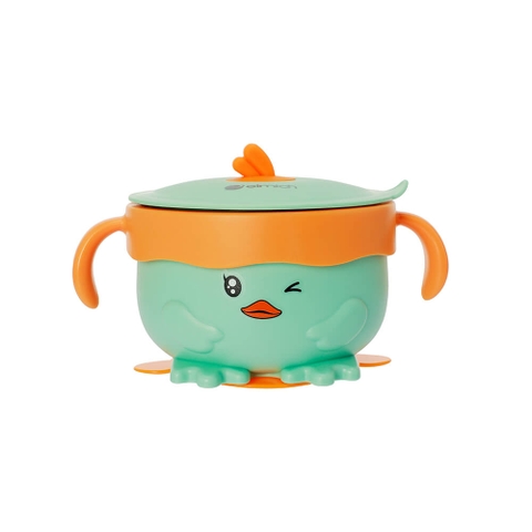 Bát ăn cho trẻ em hình vịt, inox 316 Elmich 0008VIT