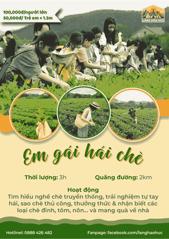 EM GÁI HÁI CHÈ, NÚI CỐC THÁI NGUYÊN (Daily Tour)