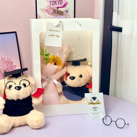Gấu bông quà tặng tốt nghiệp . quà tặng tốt nghiệp gấu bông teddy. graduation gấu quà tặng st1