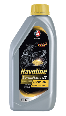 Nhớt xe máy tay ga Havoline® SuperMatic 4T SAE 10W-40