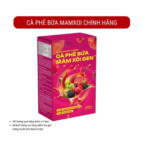 Cà Phê Bứa Mâm Xôi Đen Cà Phê Lê Gâi Mâm Xôi Đỏ Hộp 15 Gói Cafe mâm xôi mới