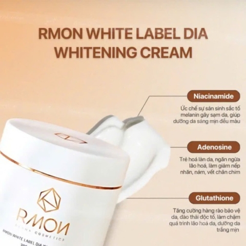 Kem body Rmon, kem dưỡng trắng body, nâng tone, makeup body, dưỡng ẩm, dưỡng trắng tự nhiên 200ml