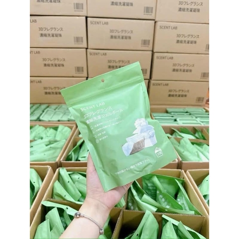 [Siêu Hot] Viên giặt quần áo Scentlab Nhật Bản 5 in1 30 viên - Giặt sạch nhanh, thơm lâu, tan hoàn toàn