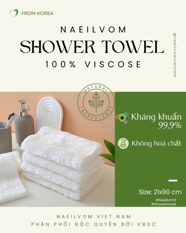 Khăn rửa mặt sạch sâu Naeilvom