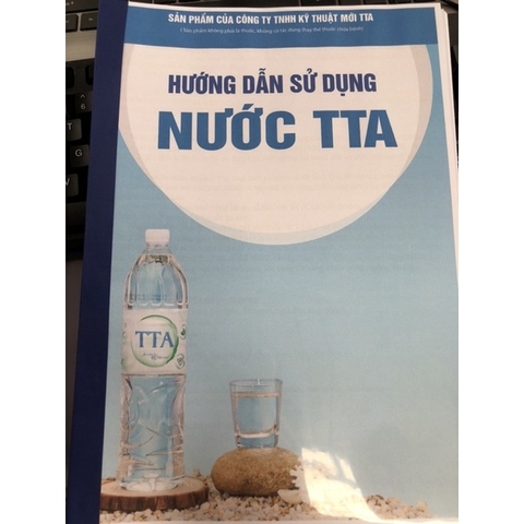 🎁 FILE IN MÀU A4 HƯỚNG DẪN SỬ DỤNG NƯỚC TTA 🍀Gấm Nguyễn Shop