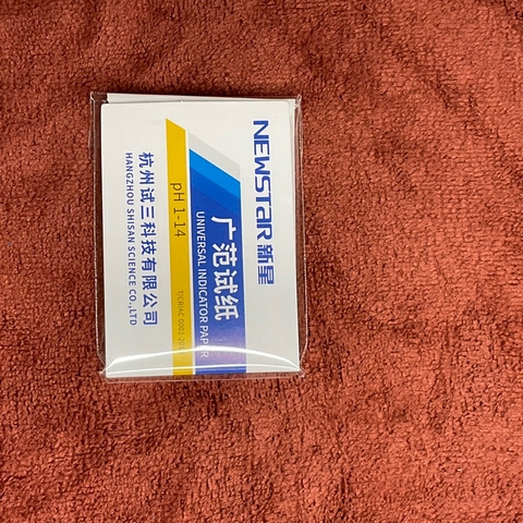 Giấy quỳ tím đo độ pH [Loại tốt] Newstar dải đo 1-14, gói 80 miếng