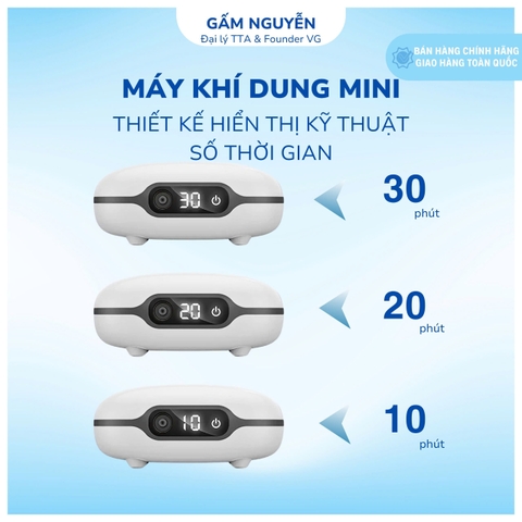 Máy Khí Dung – Xông Mũi Họng, Bảo Hành 12 Tháng
