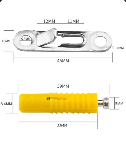 Chốt liên kết tự do, chốt lò xo liên kết âm.