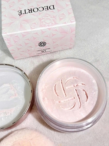 Phấn phủ DECORTÉ smooth & airy 20g - #01 crystal translucent