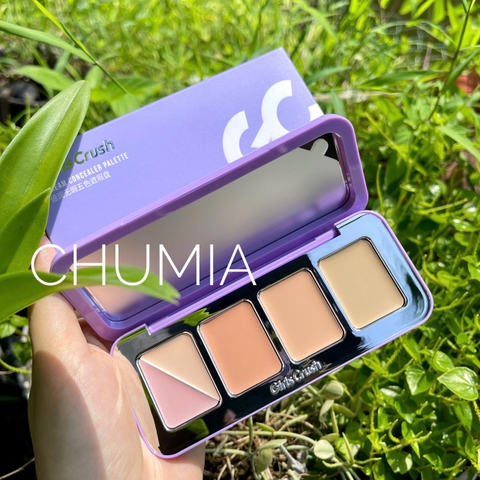 Che khuyết điểm GIRLS CRUSH cream (bảng kem 5 ô)