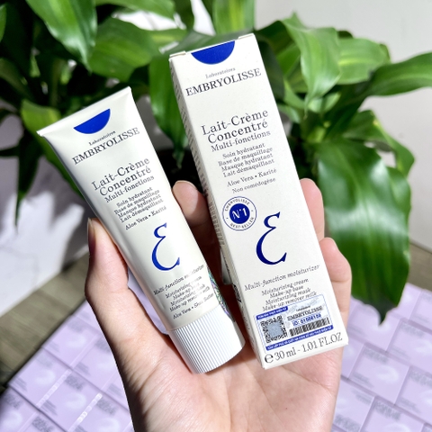 Kem dưỡng EMBRYOLISSE lait-creme 30ml MINI (xanh dương da dầu)