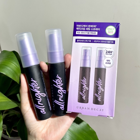 Xịt khoá nền URBAN DECAY all nighter 30ml (tách set kô hộp)