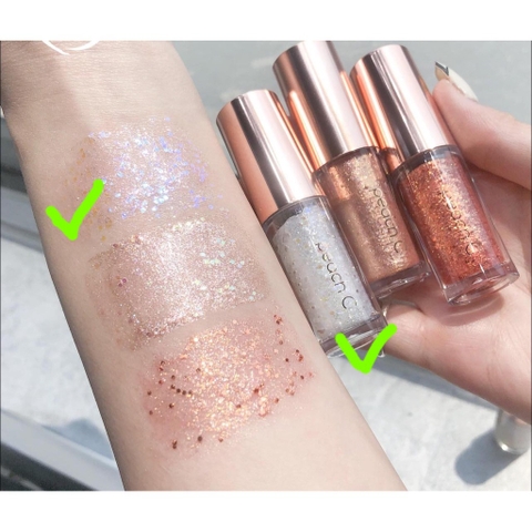 Nhũ mắt PEACH C champagne eye glitter 3.5g - #01 pure white