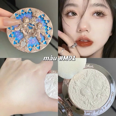 Phủ khối sáng FLOWER KNOWS little angel embossed - #M01