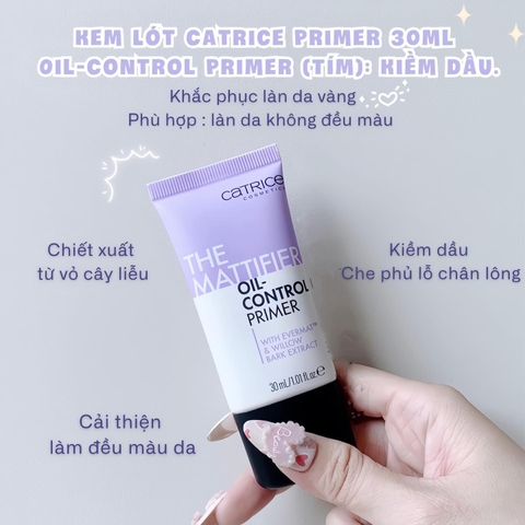 Kem lót CATRICE keep me matt 30ml (hàng công ty)