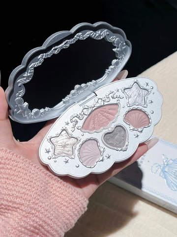 Phấn mắt FLOWER KNOWS shell's jewel - #01 moonlight pearl (vỏ sò)