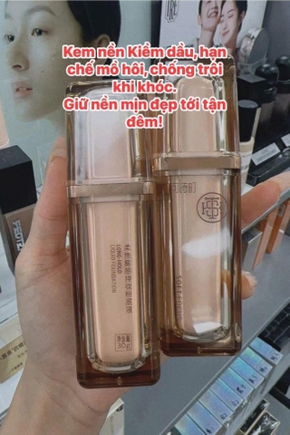 Kem nền KESRTOW long-hold liquid 30gr*2 (set 2chai sáng+tối)