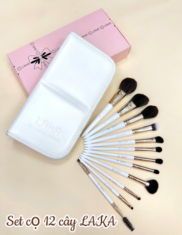 Bộ cọ LAKA 12 cây trắng