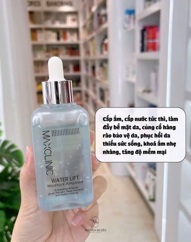 Serum dưỡng da MAXCLINIC Water Lift Moisture Ampoule - 100ml