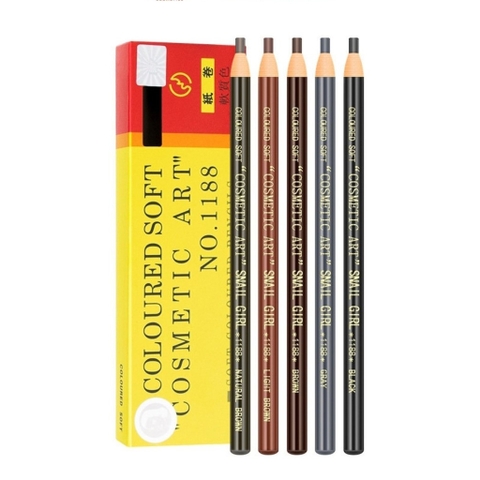 Chì kẻ chân mày COLLEEN soft marker (chì xé gảy sợi, nắp tròn) - nâu đậm (no.03)