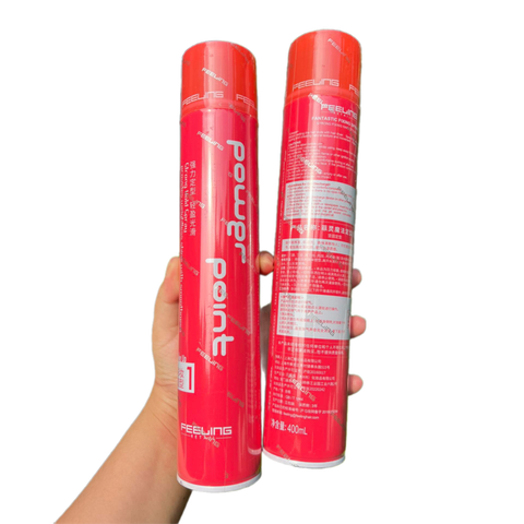 Keo xịt tóc FELLING Power Point 400ml (đỏ) (HÀNG CÔNG TY)