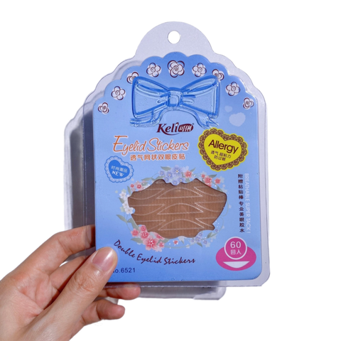 Kích mí lưới KELI + keo dán - size M (xanh)