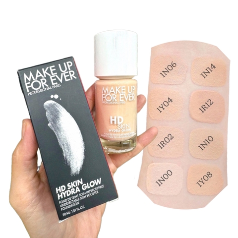 Kem nền MAKE UP for ever hd skin hydra glow 30ml - 1R00