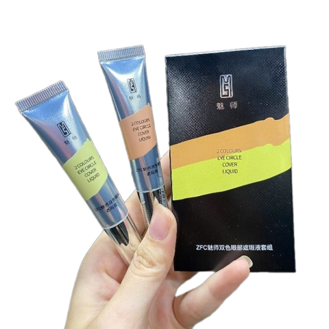 Che khuyết điểm ZFC 2 colours eye circle cover liquid (set 2 tuýp)