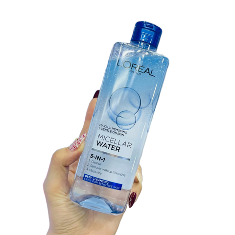 Nước tẩy trang LOREAL micellar water 400ml chai xanh dương (hàng công ty)