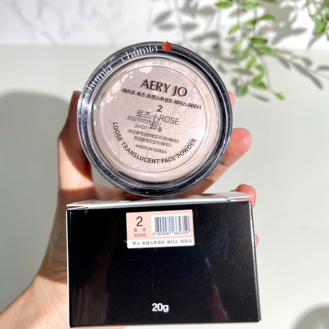 Phấn phủ AERY JO loose translucent (bột) - 2 rose