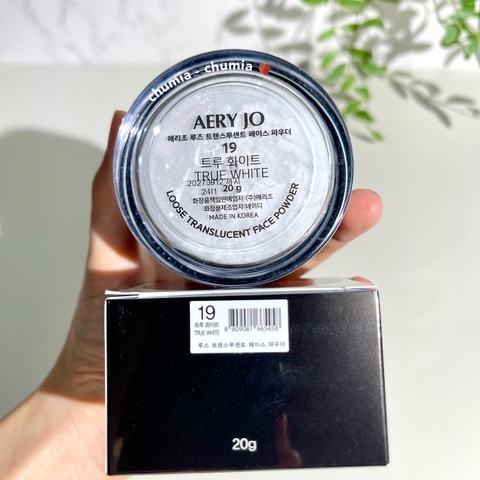 Phấn phủ AERY JO loose translucent (bột) - 19 true white