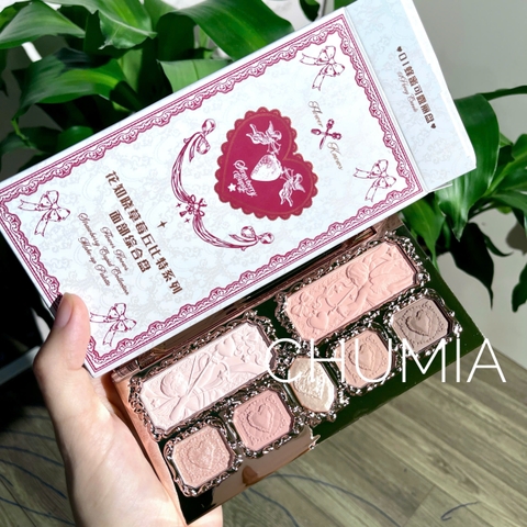 Phấn mắt FLOWER KNOWS strawberry cupid - #01 quả dâu đỏ