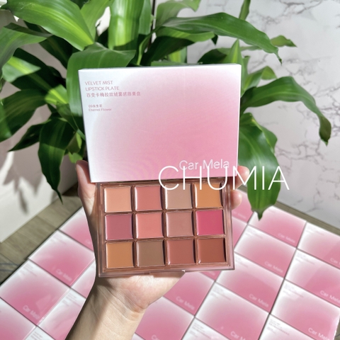 Bảng son CARMELA velvet mist lipstick - #09 eternal flower