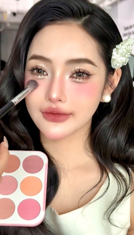 Má hồng INTO YOU you six color blush palette (công ty)