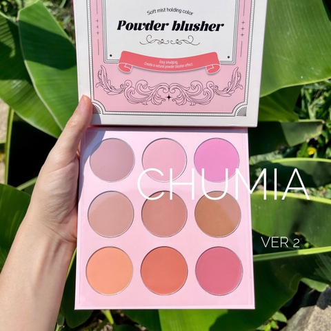 Má hồng MONA blush palette 9ô (ver 2)