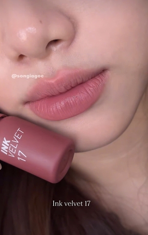 Son PERIPERA ink velvet tint - #17 rosy nude
