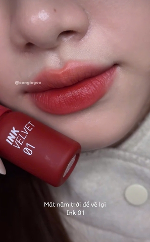 Son PERIPERA ink velvet tint - #01 good brick