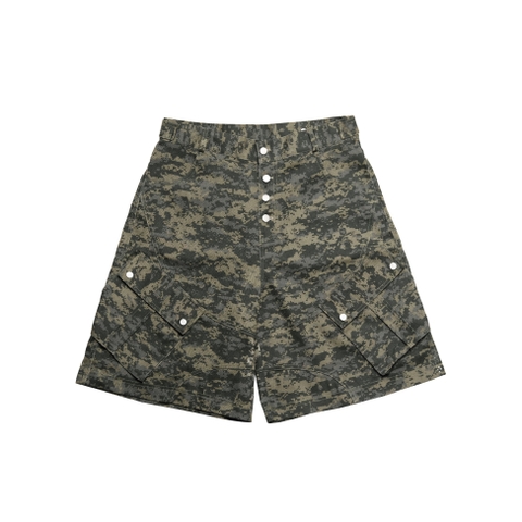 CAMO BUTTON SHORT