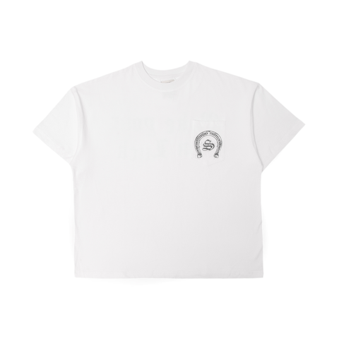 OWN LUCK BOXY T-SHIRT WHITE