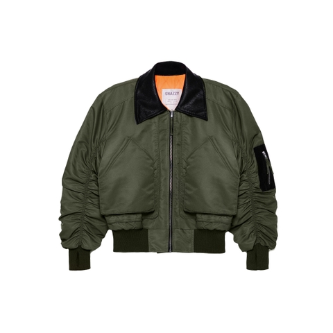 FORGE COLLAR BOMBER - OLIVE