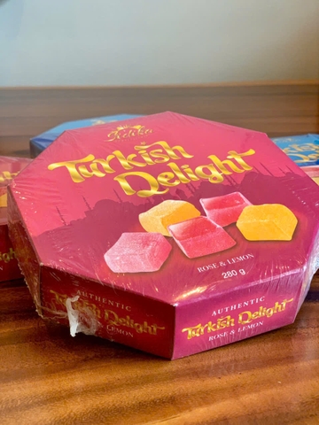 [Hàng Anh] KẸO DẺO VỊ TRÁI CÂY THỔ NHĨ KỲ Sidika Assorted Fruits / Rose & Lemon Turkish Delight, 280g