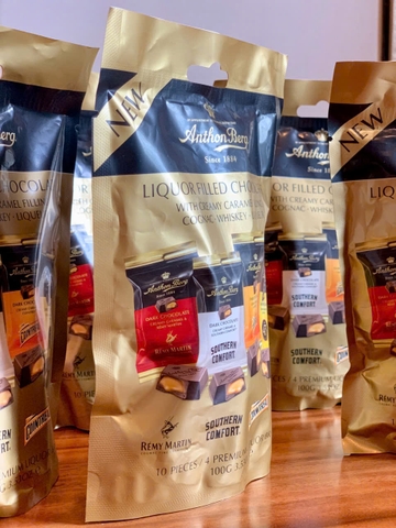 SOCOLA ĐEN NHÂN SỆT Anthon Berg Liqueur Filled Chocolates, 100g