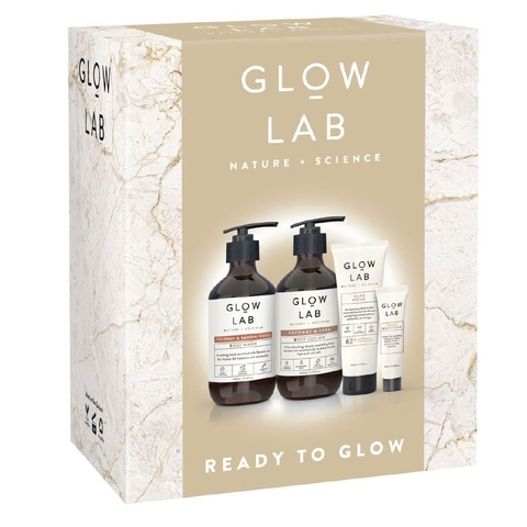 BỘ 4 MÓN QUÀ TẶNG CHĂM SÓC DA TOÀN DIỆN Glow Lab Bodycare Gift Pack - SỮA TẮM / LOTION / DƯỠNG TAY / DƯỠNG ẨM MẶT