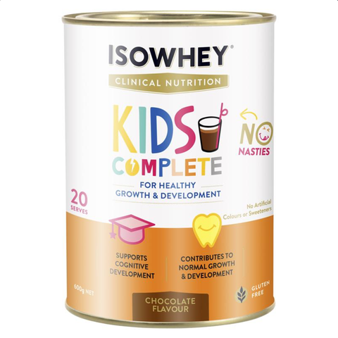 THỨC UỐNG CHO TRẺ IsoWhey Clinical Nutrition Kids Complete Vị SOCOLA – VANI, 600g