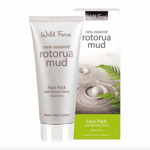 MẶT NẠ BÙN KHOÁNG – MẬT ONG Wild Ferns Rotorua Manuka Honey Face Pack, 95ml