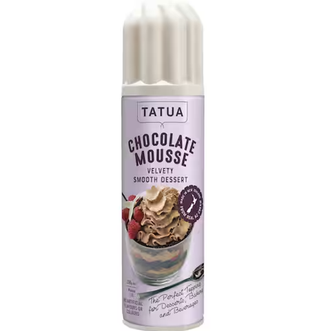 BÌNH XỊT Whipped Cream Dairy Whip / BÌNH Mousse Chocolate - Tatua, 250g