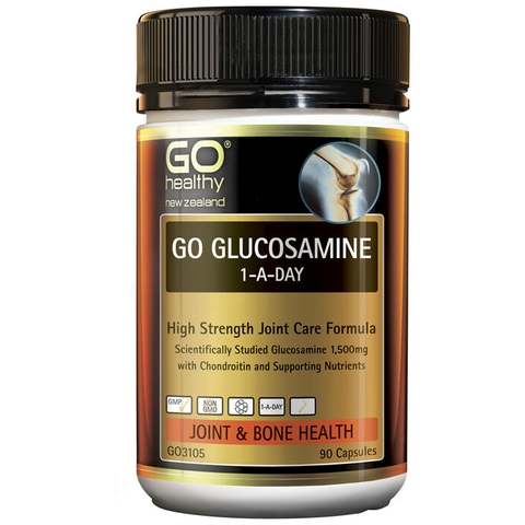 VIÊN UỐNG BỔ XƯƠNG KHỚP GO Healthy GO GLUCOSAMINE 1-A-DAY 1,500mg, Join & Bone Health, Non-GMO, GMP, New Zealand Made
