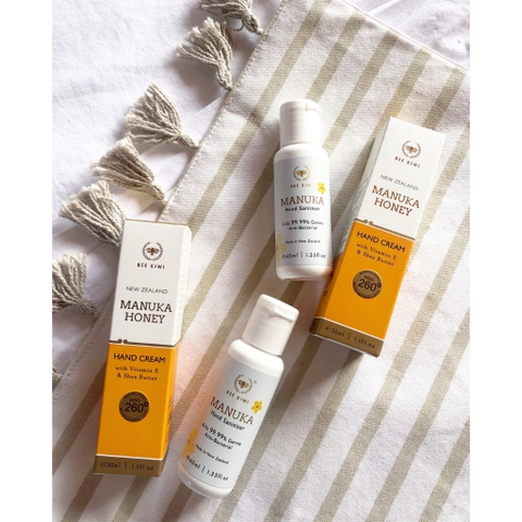 NƯỚC RỬA TAY CHIẾT XUẤT MẬT ONG Wild Ferns - Bee Kiwi Manuka Hand Sanitiser 40ml