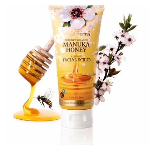TẨY TẾ BÀO CHẾT MẬT ONG Wild Ferns Manuka Honey Refining Facial Scrub, 100ml